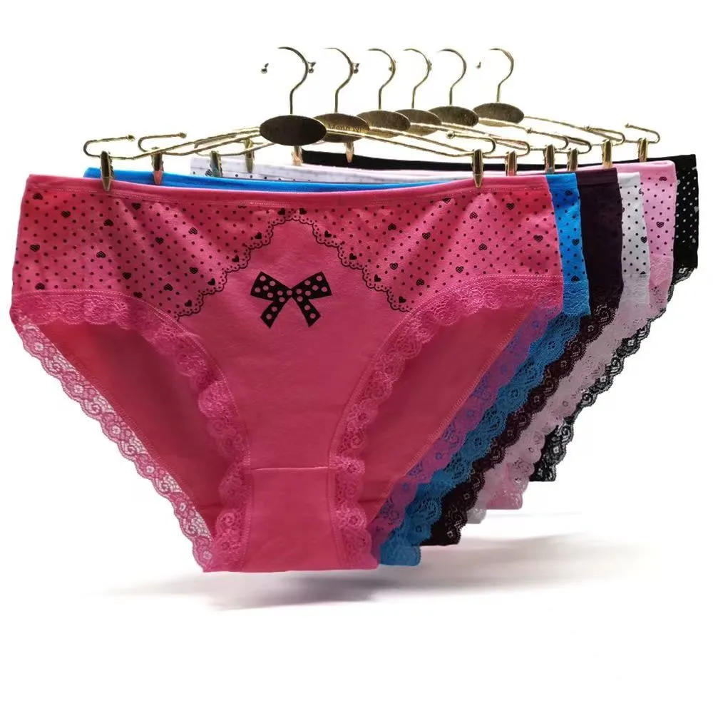 AiLei Women's Cotton Lace Panties (Plus Size Series) — AiLei AL-ST6 | cheap lingerie China