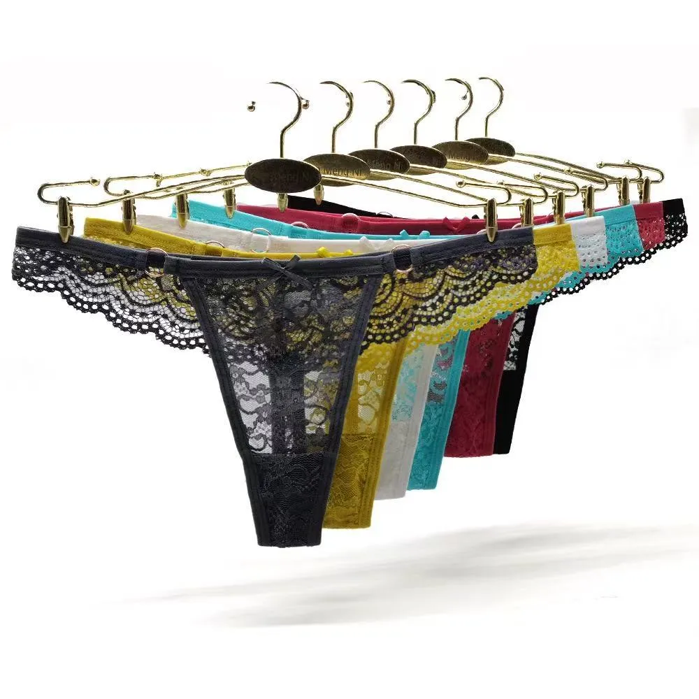AiLei Women's Lace Thong Panties (Lace Elegance Series) — AiLei AL-ST10 | custom lingerie manufacturer